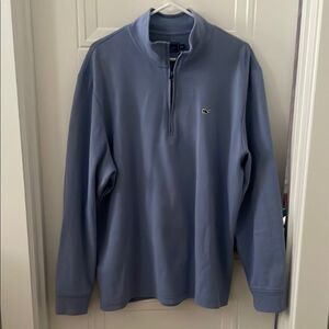 Vineyard Vines Blue Zip Up Sweater Classic Style